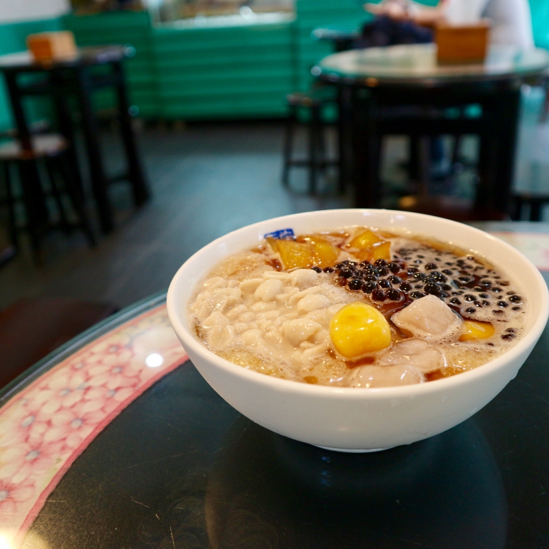 台湾】エメラルドグリーンの人気豆花店！台北「庄頭豆花担」