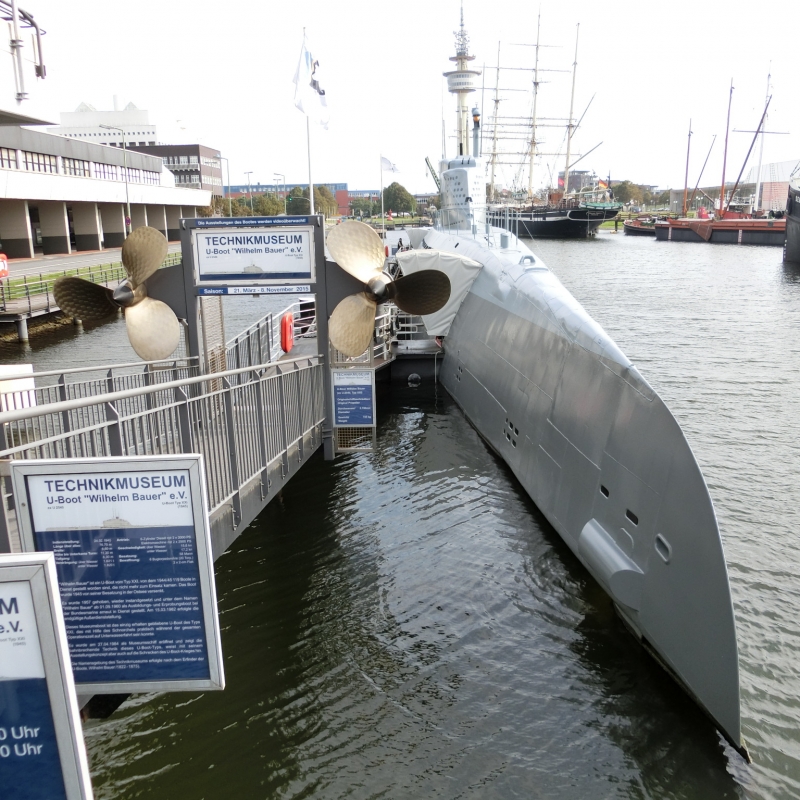ドイツ 最後のuボート ブレーマーハーフェン ヴィルヘルム バウアー博物館船