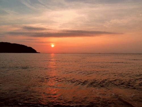 千葉 南房総絶景夕焼けスポット 多田良海岸 北条海岸