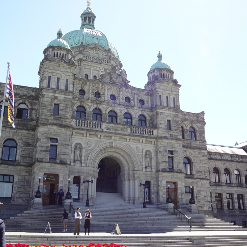 英国の色が残る街 カナダ 花の都ビクトリア