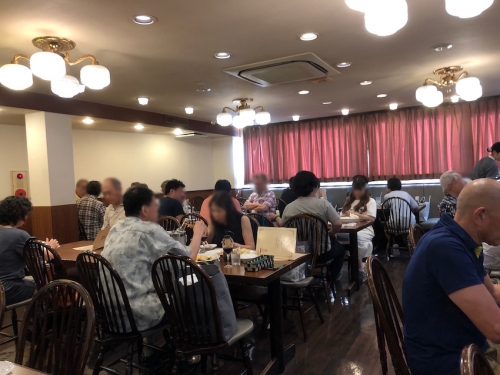 東京 浅草名物の老舗洋食レストラン 神谷バー2f レストランカミヤ