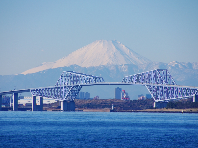 富士山も見える 歩いて 見て楽しむ絶景の東京ゲートブリッジ マピオンニュース