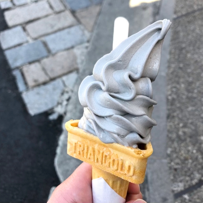 メニュー 値段も紹介 京都 嵐山の豆腐ソフトクリーム 京豆庵