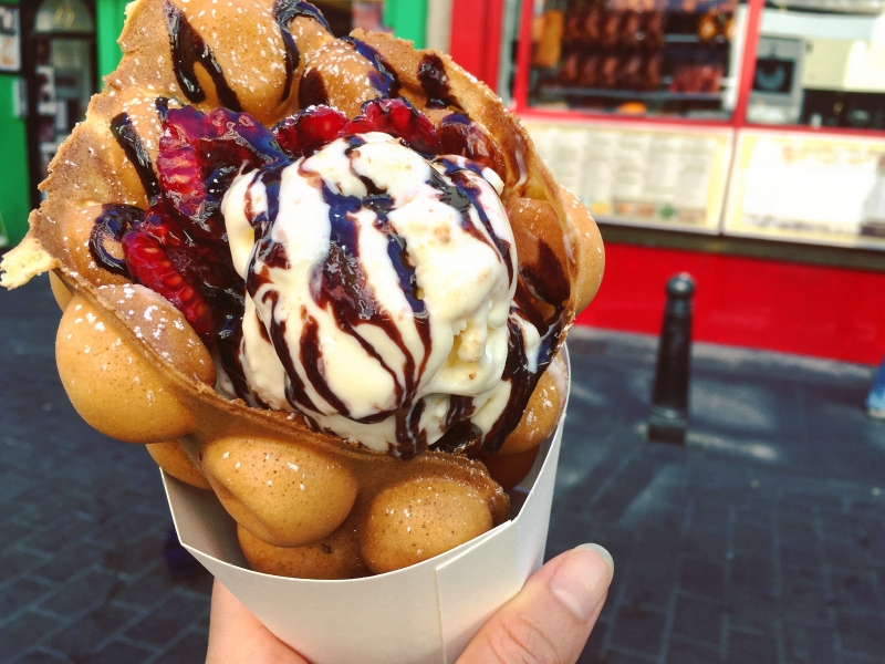 連日大行列！見た目も味も五つ星！ロンドンで大人気のバブル・ワッフル