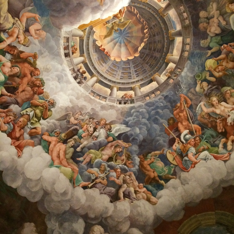 イタリア 巨人の国に迷い込む マントヴァの テ宮殿