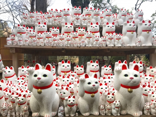 招き猫で運気アップ 東京 豪徳寺と今戸神社へ