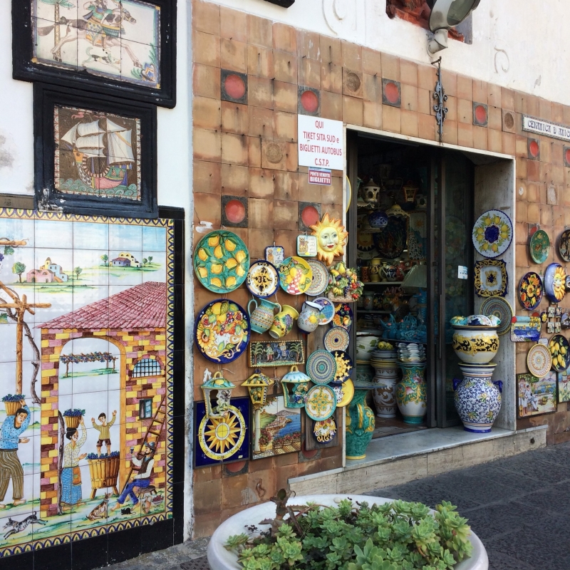 イタリア VIETRI SPLENDE 地中海 陶器 絵皿 Ceramica Vietri イタリア